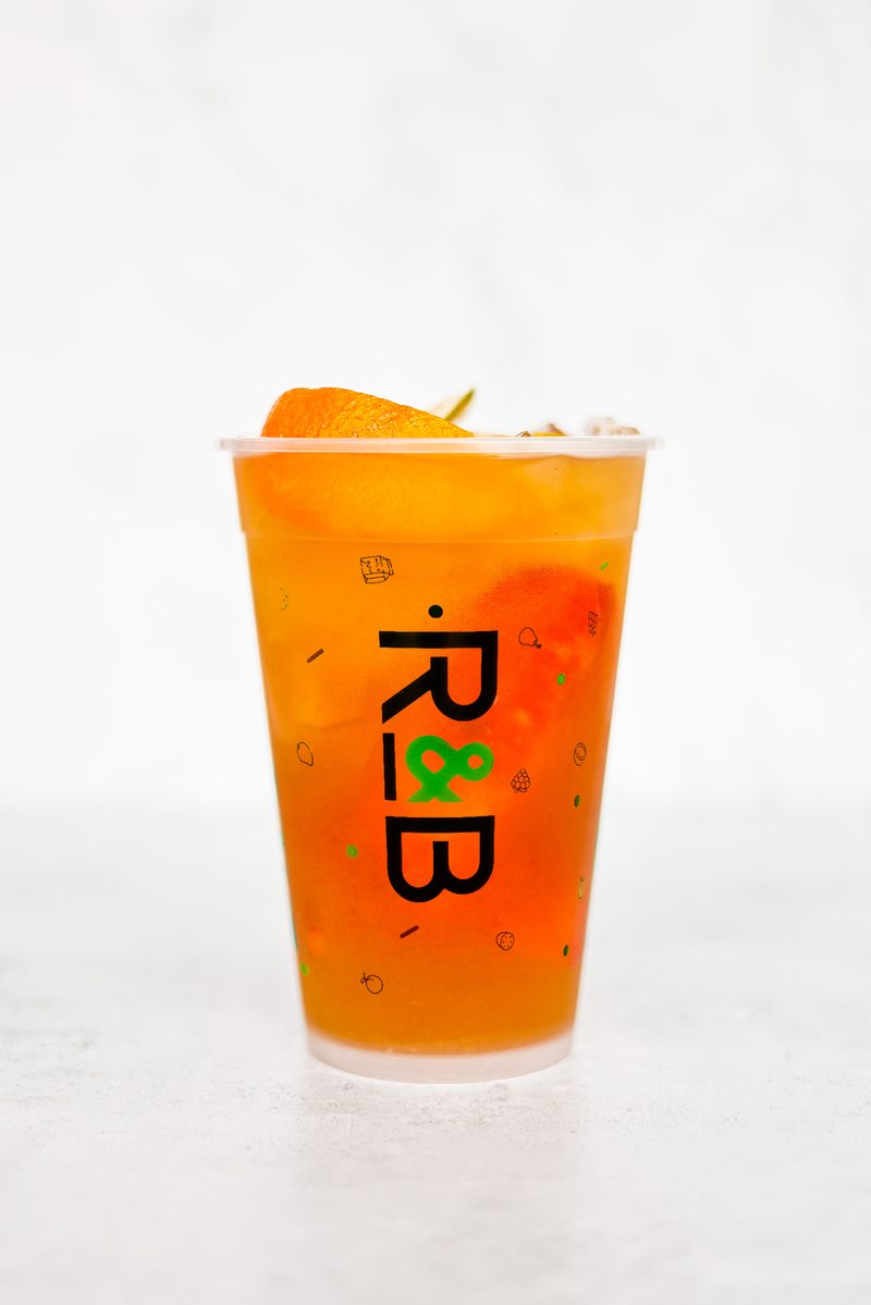 Kumquat lemon iced tea